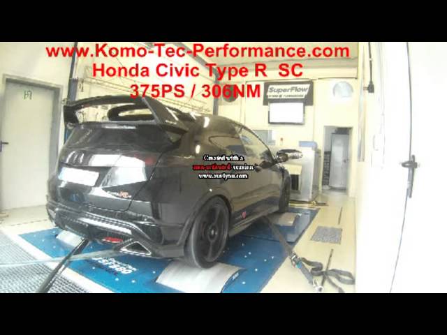 Honda Civic Type R SC auf Komo-Tec Prüfstand