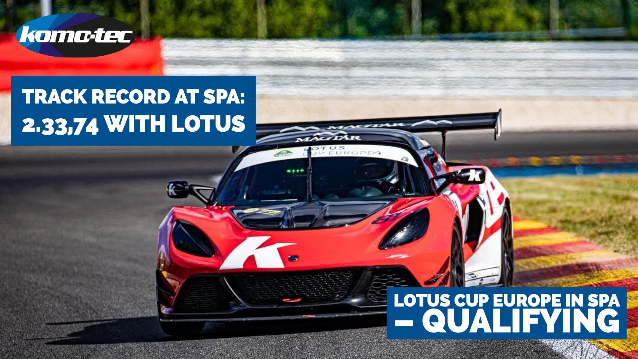 Track Record at Spa with Lotus Exige Cup R: 2.33,74