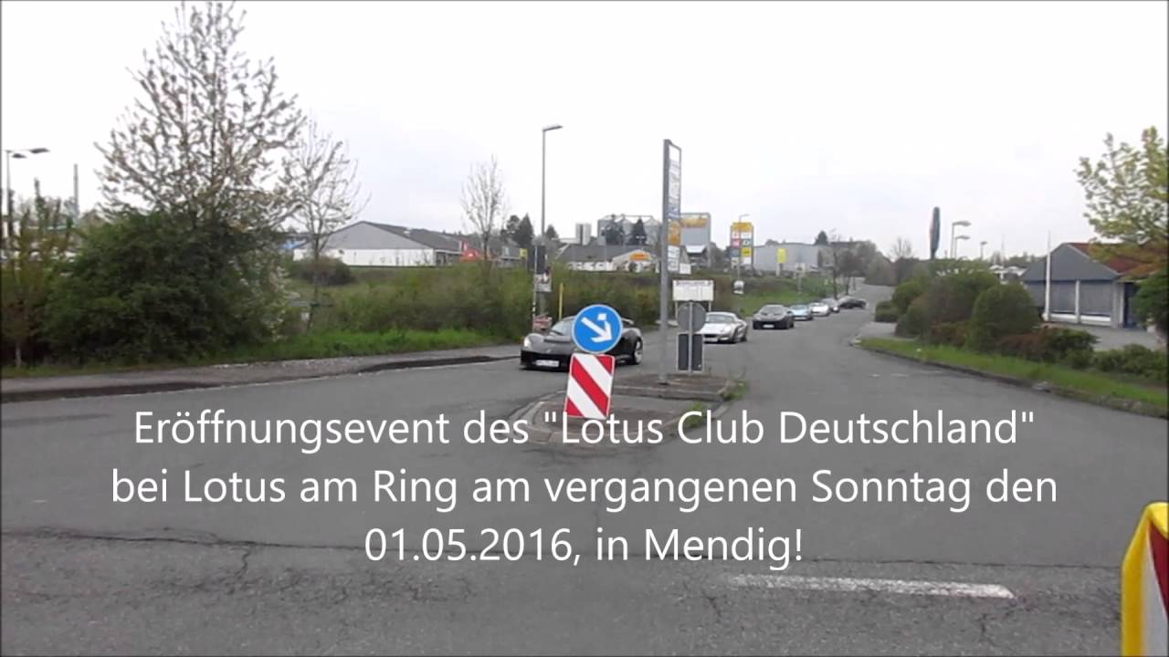 Eröffnungsevent des Lotus Club Deutschland bei "Lotus am Ring" in Mendig