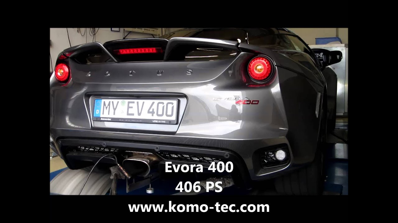 Evora 400 auf Komo-Tec Prüfstand