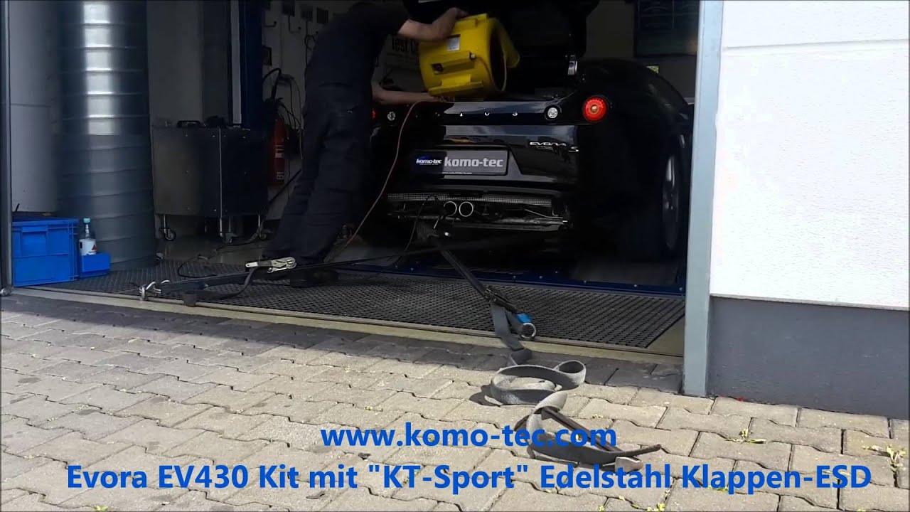 Komo Tec EV430 mit "KT-Sport" Edelstahl Klappen-ESD