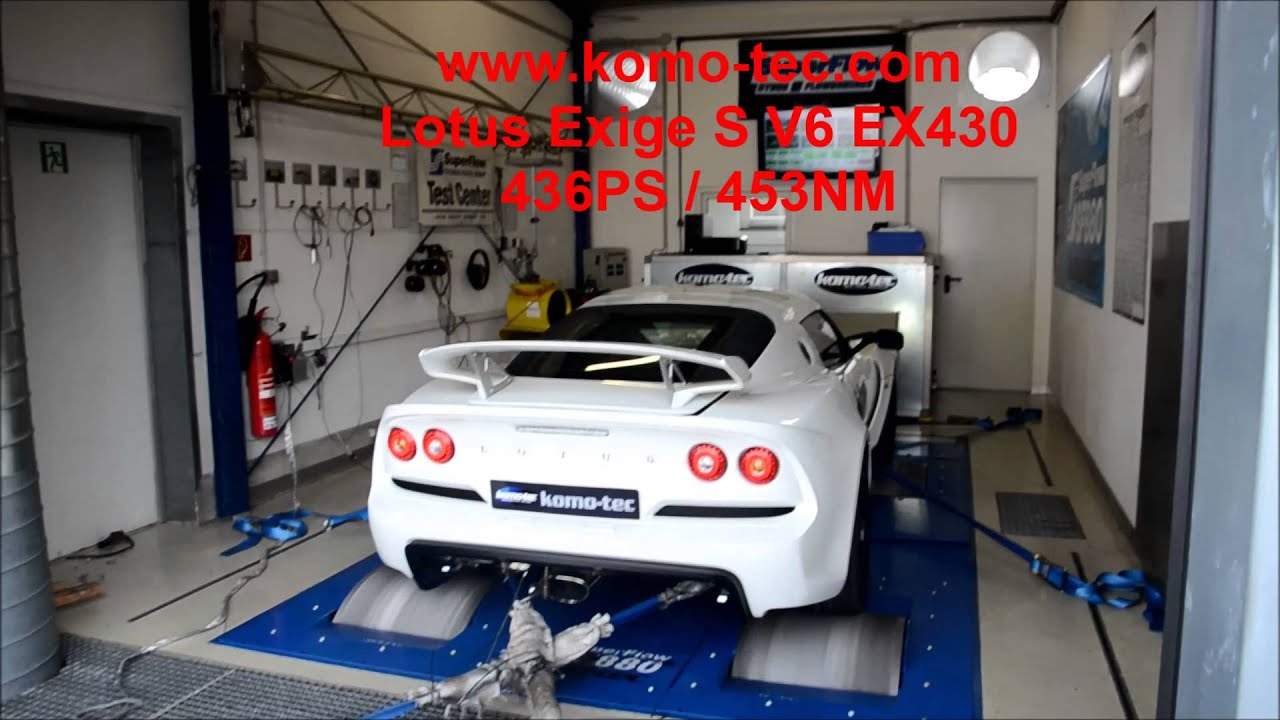 Exige S V6 Komo Tec Phase3 EX430 auf dem Prüfstand