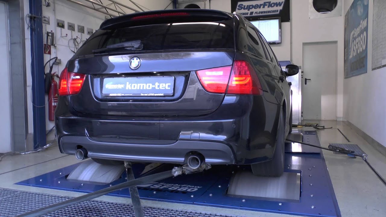 KT Performance 335d E91 Remapping auf Komo-Tec Leistungsprüfstand