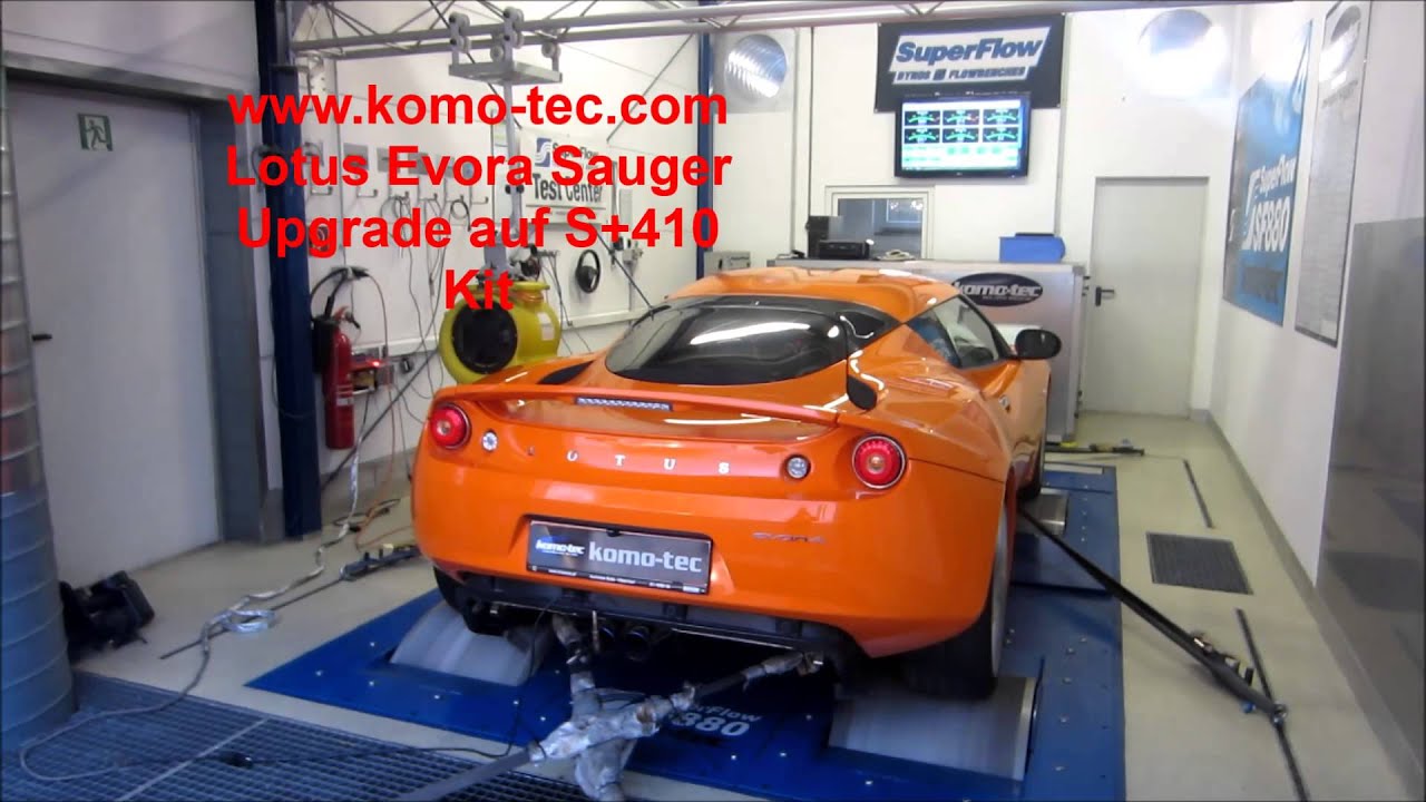 Lotus Evora Upgrade auf S+410 Kit Komo-Tec Umbau