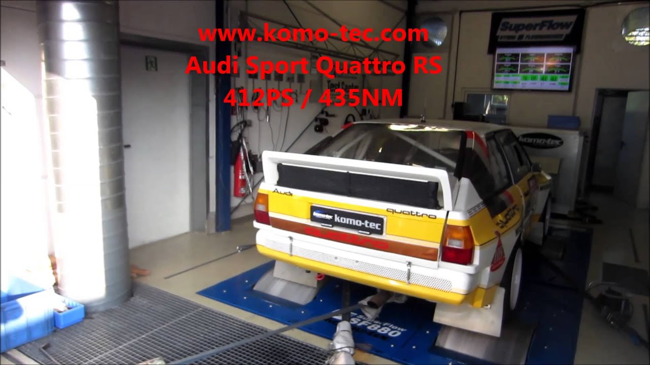 Sport Quattro RS auf Komo-Tec Prüfstand